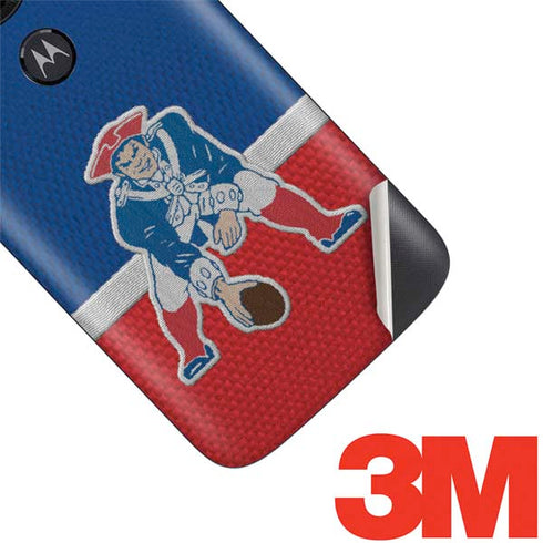 NFL New England Patriots Vintage Moto E5 Play Skin